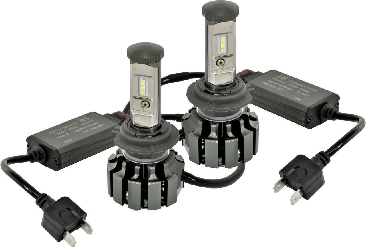Лампочка TurboLED LED H7 T6 6000K 35W