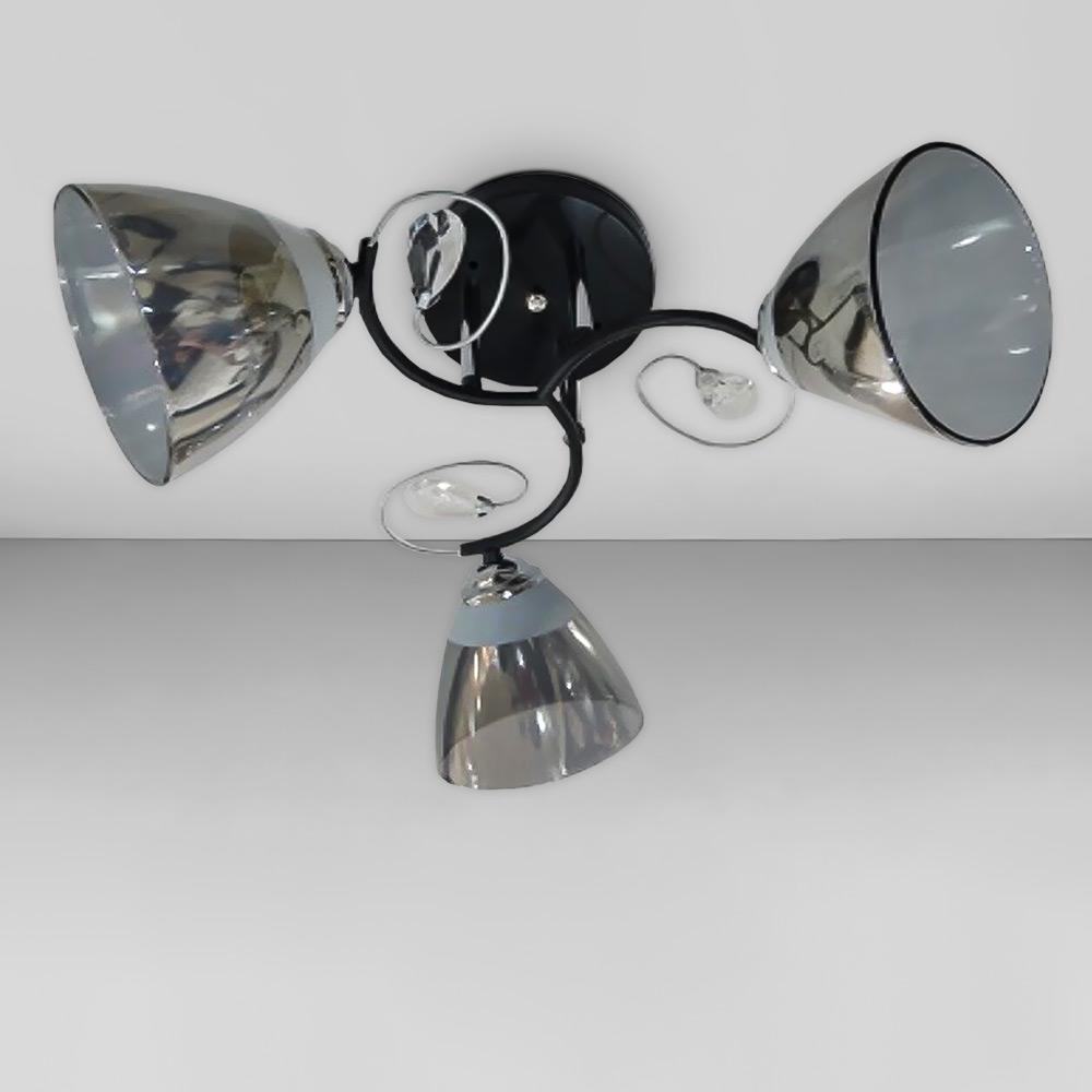 Люстра потолочная Light House SRS-18502/3 Черный/Хром 