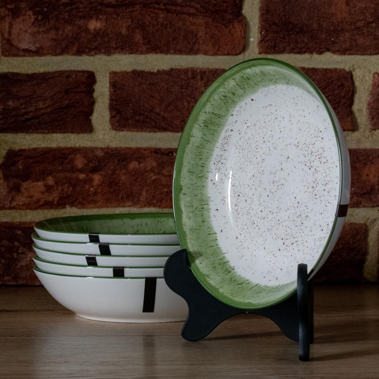 Сервиз Ardesto Siena SWG 27 Бело-Зеленый - фото 3 Сервиз Ardesto Siena SWG 27 Бело-Зеленый - фото 3