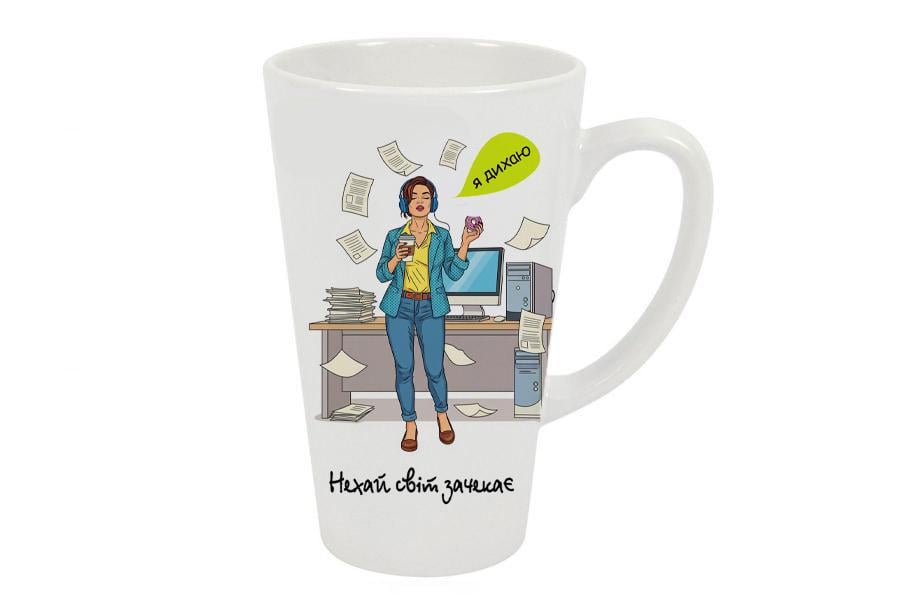 Чашка "Я дихаю" 475 мл (27843978)