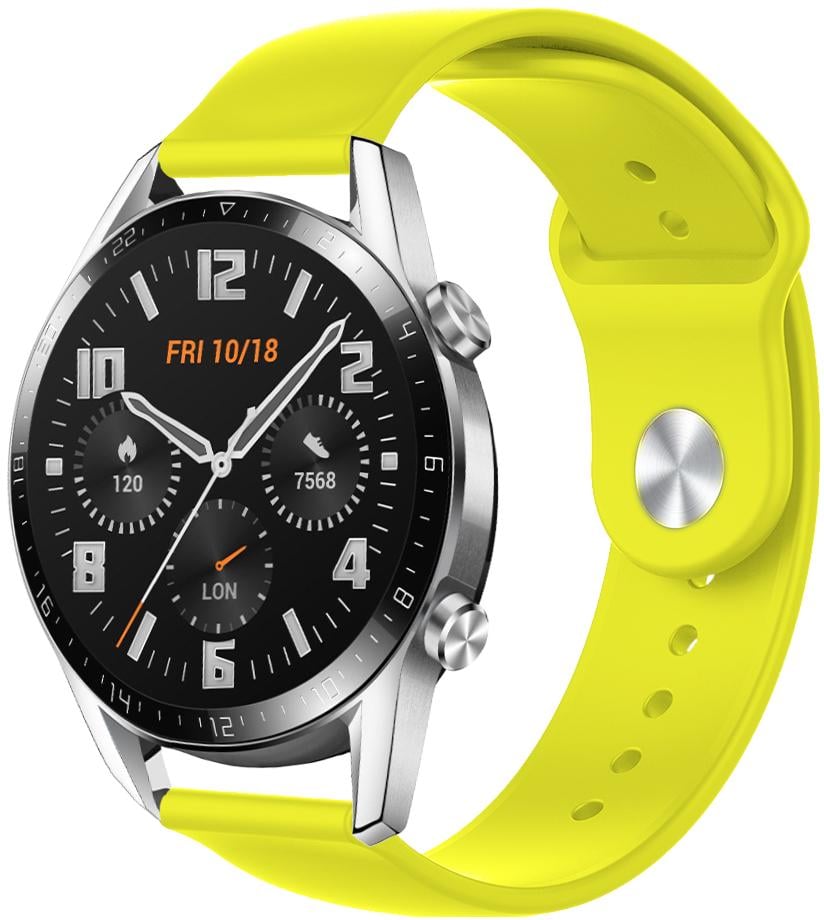 Ремешок Base для Huawei Watch GT 2 46 мм Yellow (21668) - фото 1 Ремешок Base для Huawei Watch GT 2 46 мм Yellow (21668) - фото 1