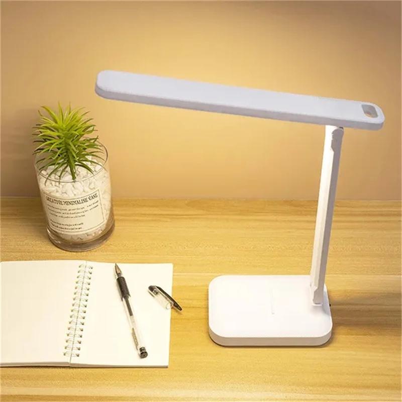 Настольная лампа с аккумулятором 12 LED Белый (00015)