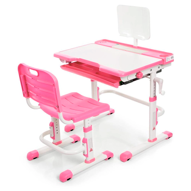 Парта для детей Bambi регулируемая Розовый (63-75-M 3111(2)-8)
