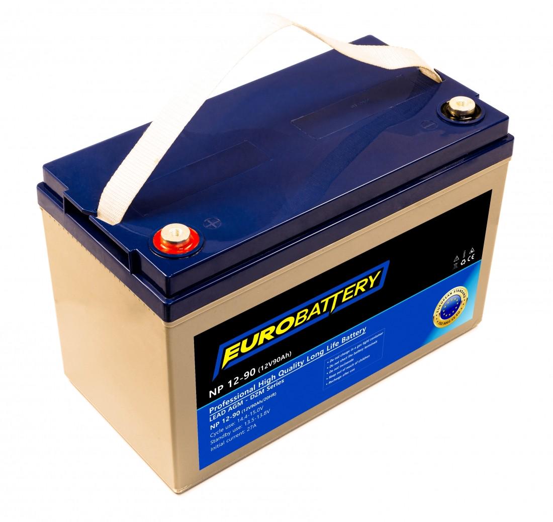 Аккумулятор для ИБП EuroBattery AGM NP 12-90 DZM 12V 90Ач (856)