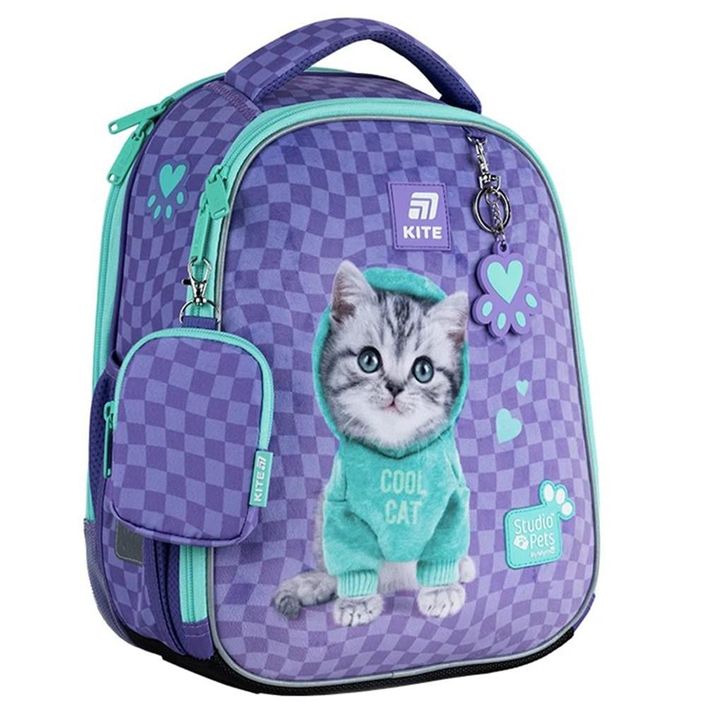 Шкільний рюкзак каркасний KITE Education Studio Pets (SP25-555S-2)