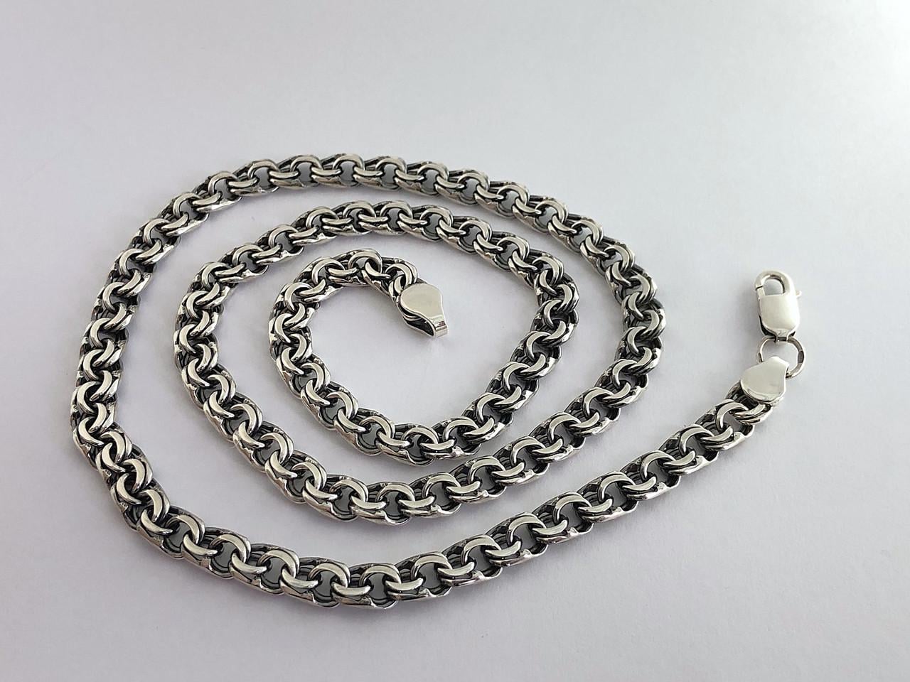 Цепочка серебряная Бисмарк 34-40 г 55 см