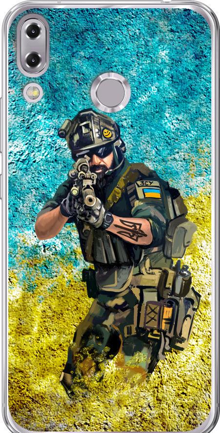 Чехол на Asus Zenfone 5 ZE620KL Воин ЗСУ (5311u-1554-42517)