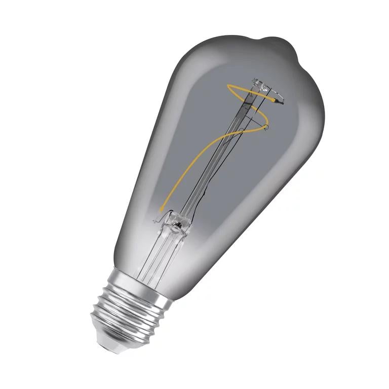 Лампа LED винтажная Osram 1906 LED филаментная 3,4W 220 V 100 lm 1800K Е27 64x140 мм (4099854091353)