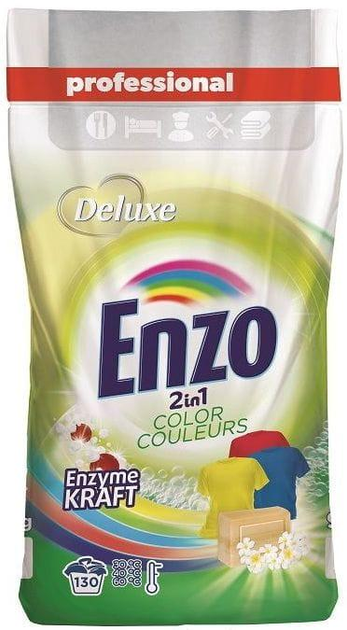 Пральний порошок Deluxe Enzo Color 2в1 9,1 кг 130 прань (2259705051)