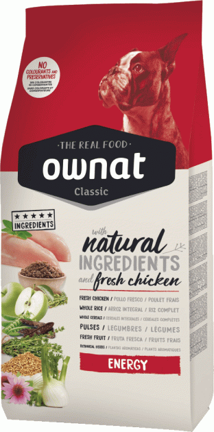 Корм сухой для собак Ownat Classic Energy Chicken 20 кг (24149871)