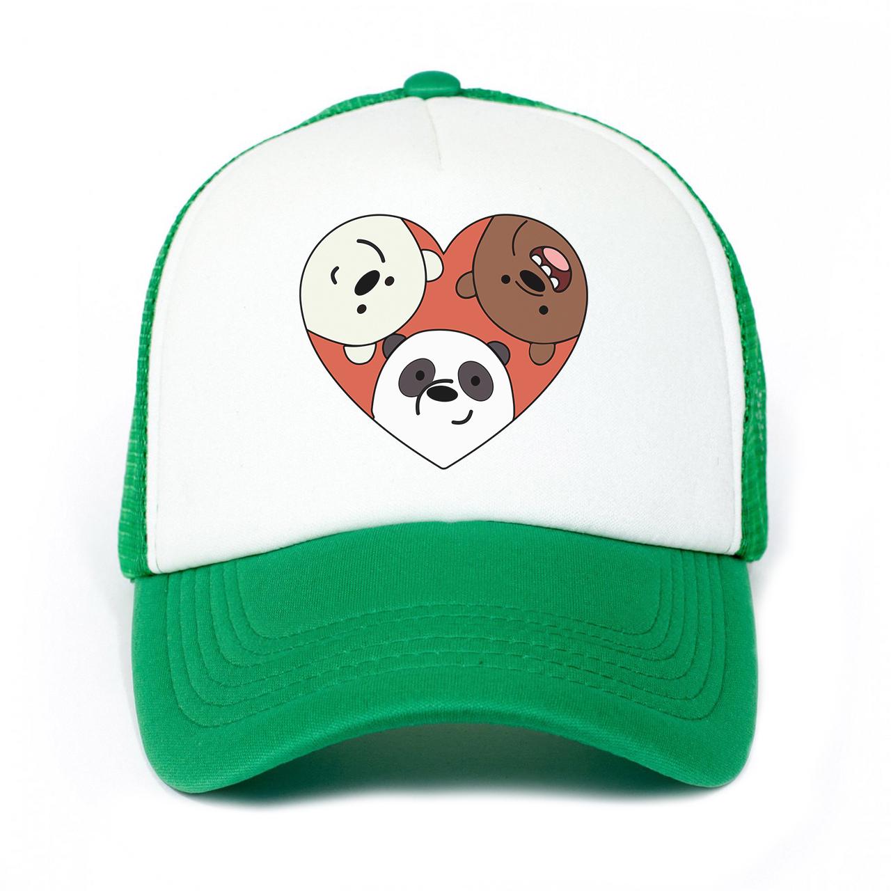 Кепка тракер дитяча We Bare Bears Зелений (33404-2669-KG)