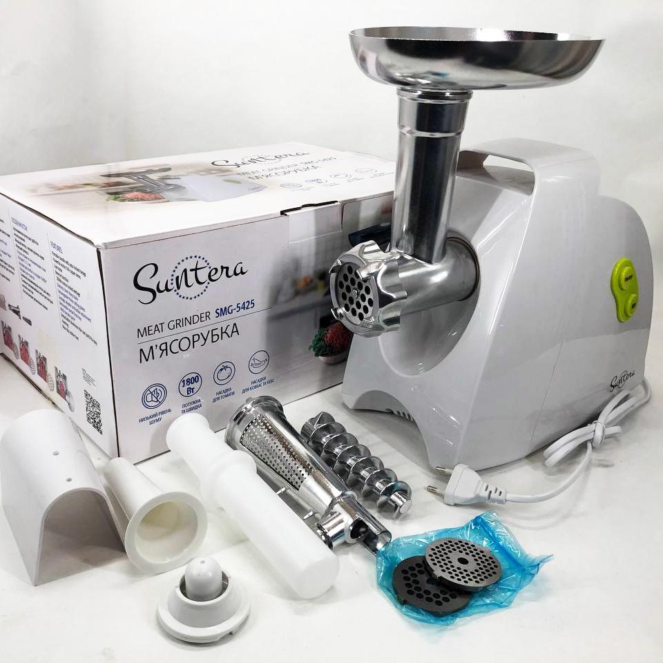 Мясорубка Suntera 1800 Вт Белый (267175) - фото 5 Мясорубка Suntera 1800 Вт Белый (267175) - фото 5