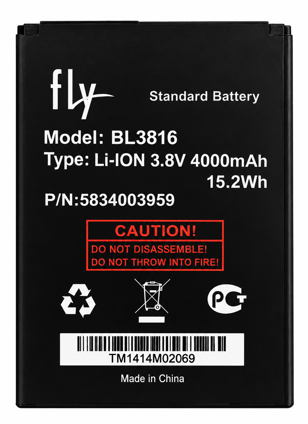 Аккумулятор BL3816 для Fly IQ4504 Quad EVO Energy 5 4000 mAh (3512577)