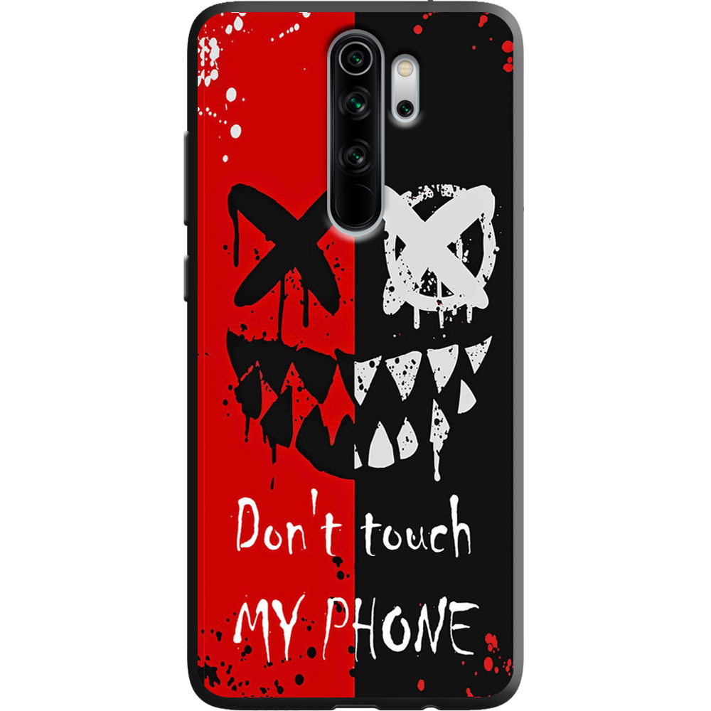 Чехол BoxFace Xiaomi Redmi Note 8 Pro Bad Smile Черный силикон (38222-up2468-38664)