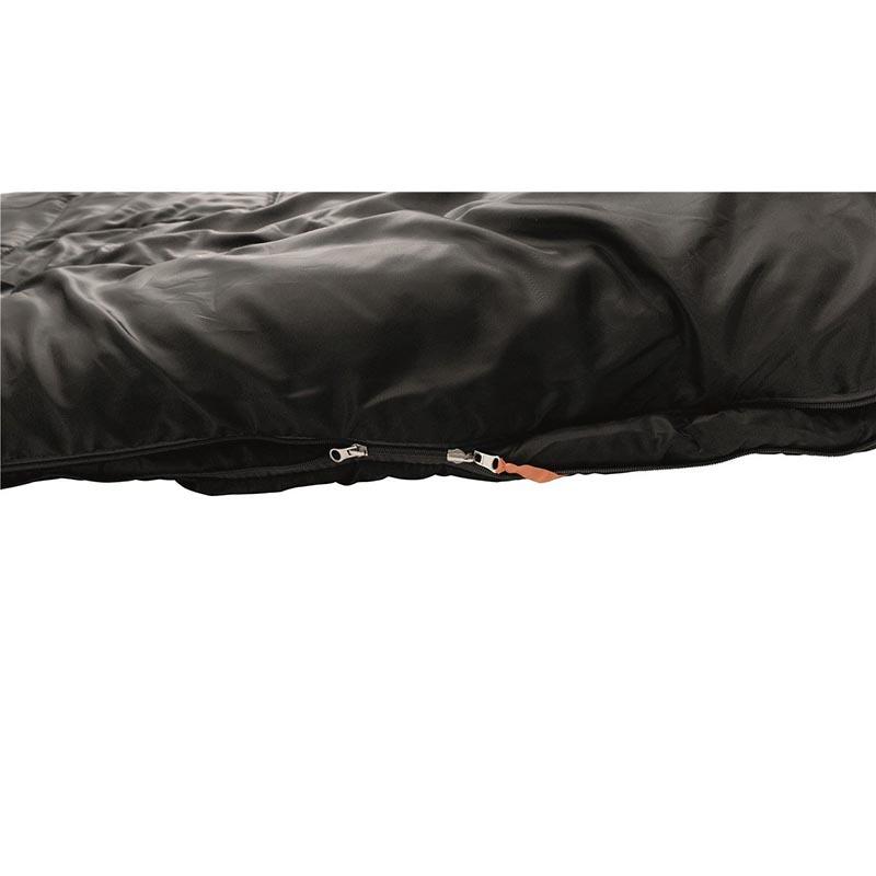 Спальний мішок Easy Camp Nebula XL 5/0°C 200 см Left Zip Black (240158) - фото 4