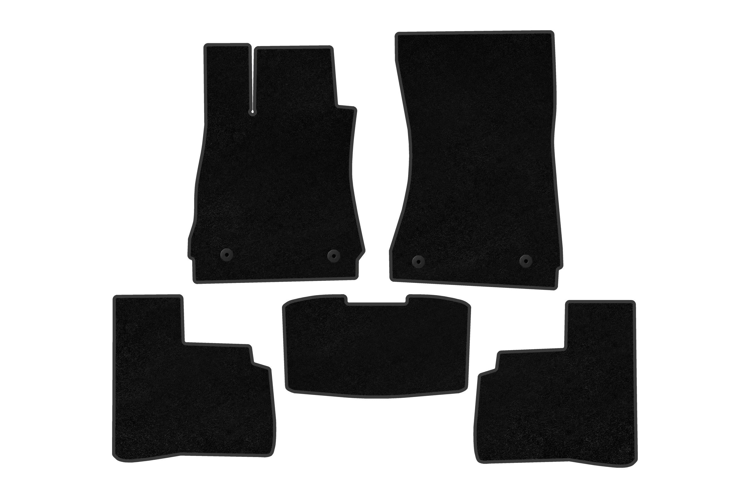 Коврики автомобильные Digital Designs Premium для Mercedes S-сlass W221 2005-2013 гг. ткань Черный (184957)