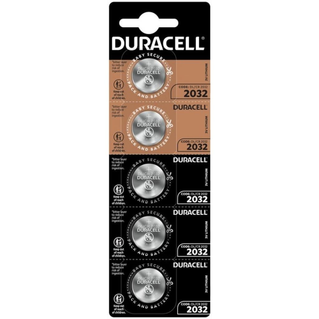 Батарейка Duracell CR-2032 bat 3B Lithium 5 шт.
