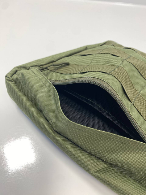 Напашник Clefers Х Tac с MOLLE-системой Oxford 600D 25 см Оливка (5024578) - фото 3