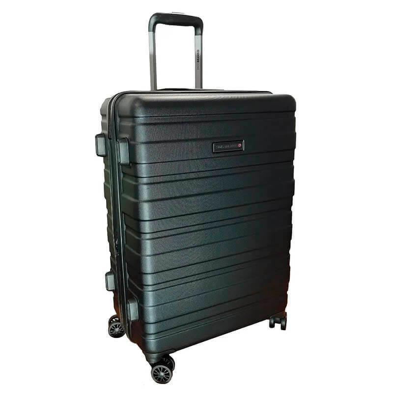 Чемодан на 4-х колесах Swissbrand Freya M 71/81 л Black (DAS302525)