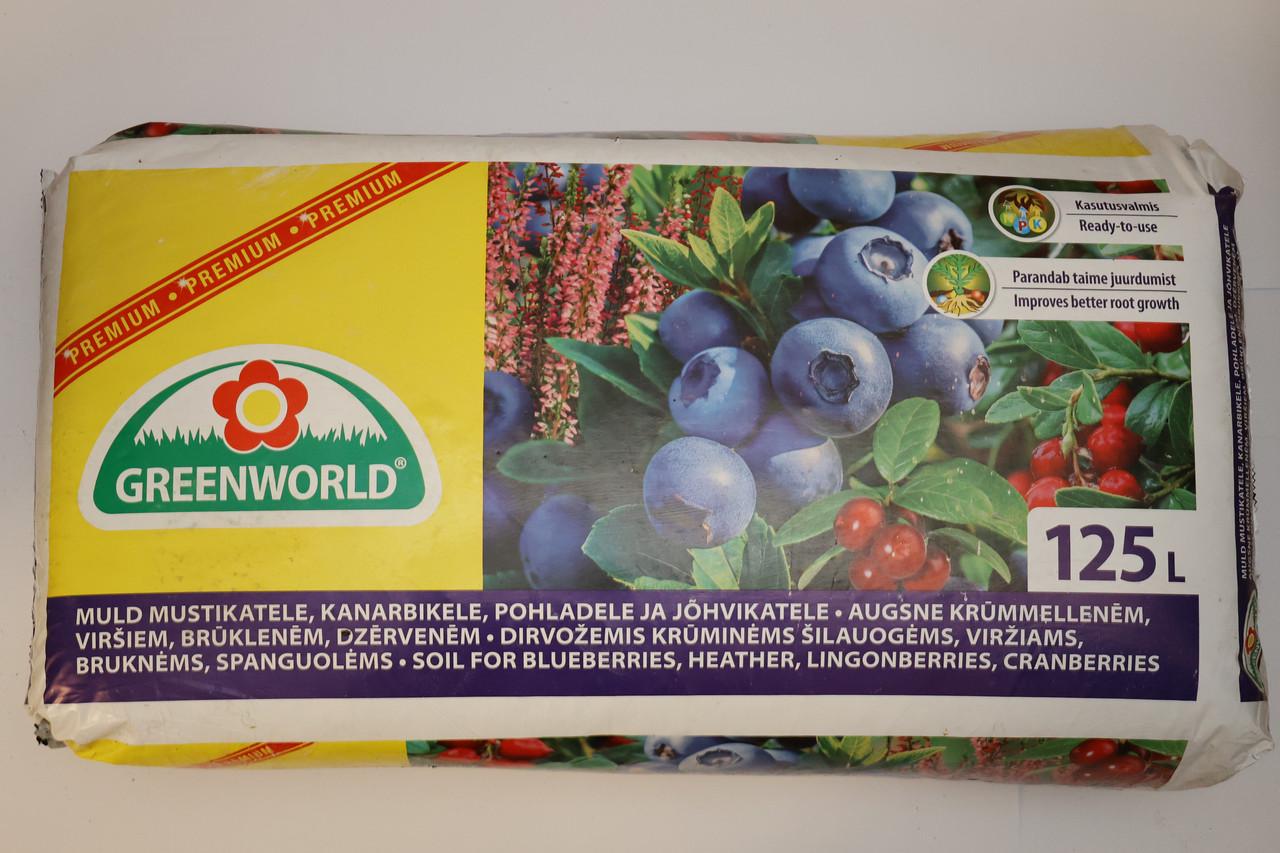 Субстрат/грунт для голубики/вереса/брусники и клюквы Greenworld 125 л (2828670008)