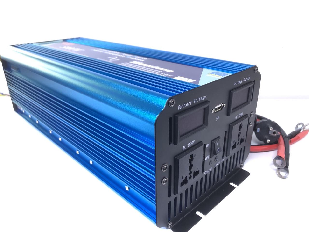 Преобразователь напряжения автомобильный WX-5100 5000 W 12/220 V чистая синусоида (13407385)