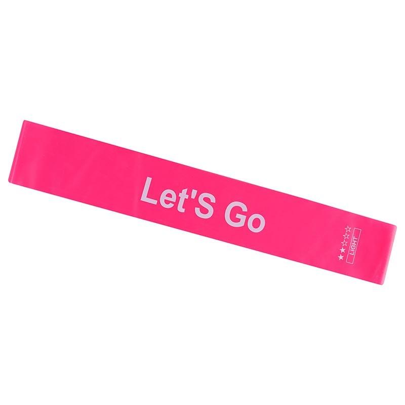 Резинка для фитнеса Let'sGo Розовый (82336/50)