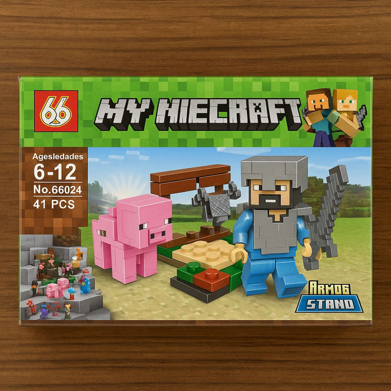 Набор игровой Minecraft Бойцовская арена 41 эл. (29332259) - фото 2