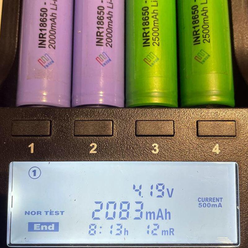 Акумулятор INR 18650 Enrone 20R високотоковий промисловий 10C 20 A Li-Ion 2000 mAh (266224) - фото 4