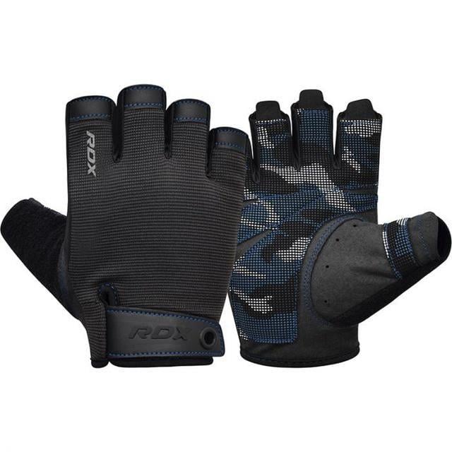 Рукавички для фітнесу RDX T2 Half Plus-L Blue (3070040736) Рукавички для фітнесу RDX T2 Half Plus-L Blue (3070040736)