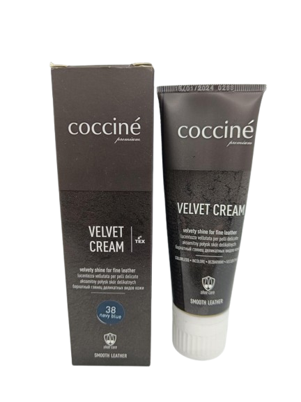 Крем COCCINE Velvet Cream для деликатных видов кожи 75 мл Темно-синий №38 (1998535609)