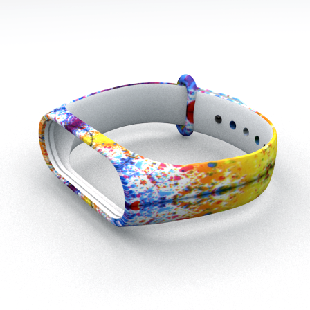 Ремешок для фитнес браслета Xiaomi Mi Band 3 4 Multicolor