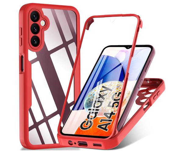 Чехол Double Shield 360 для Samsung Galaxy A15 / A15 5G Красный