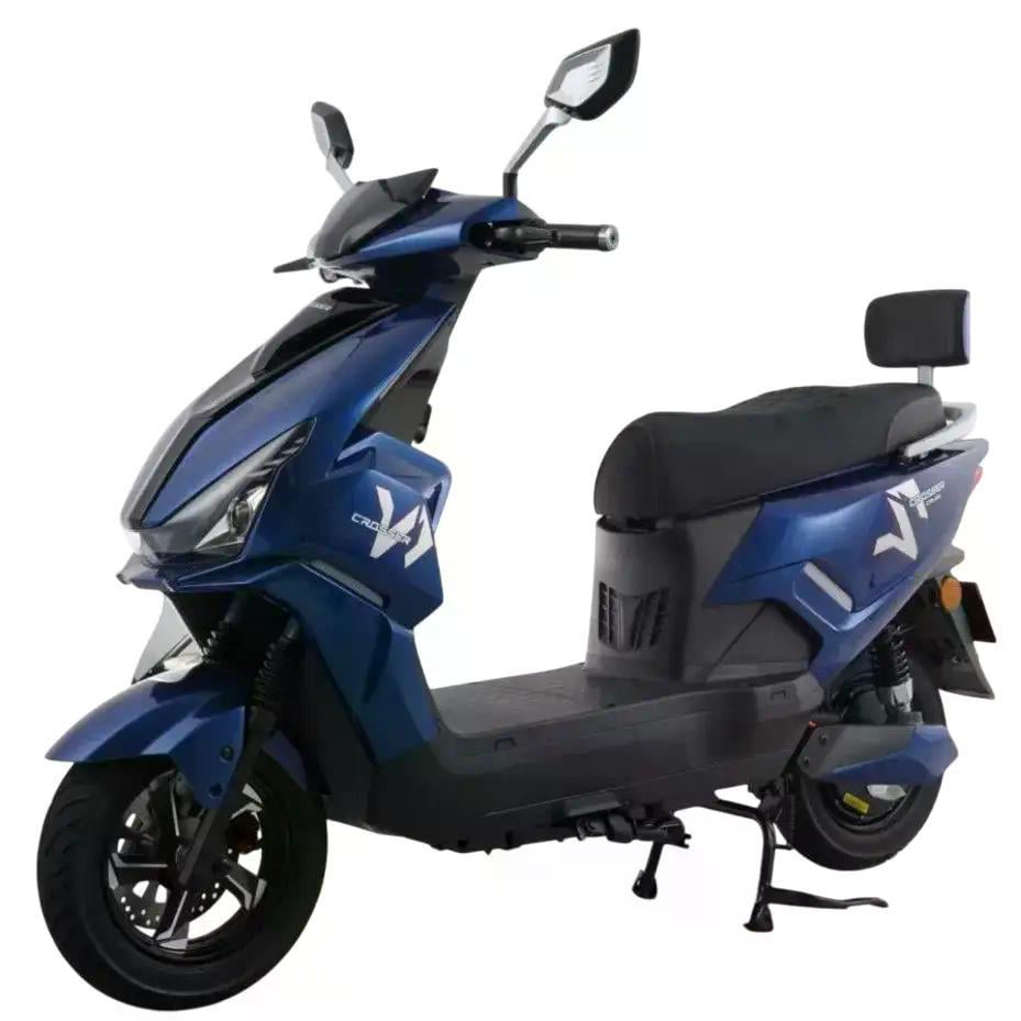 Электроскутер двухместный Crosser CR23 2500W 72V/23 Ah Синий