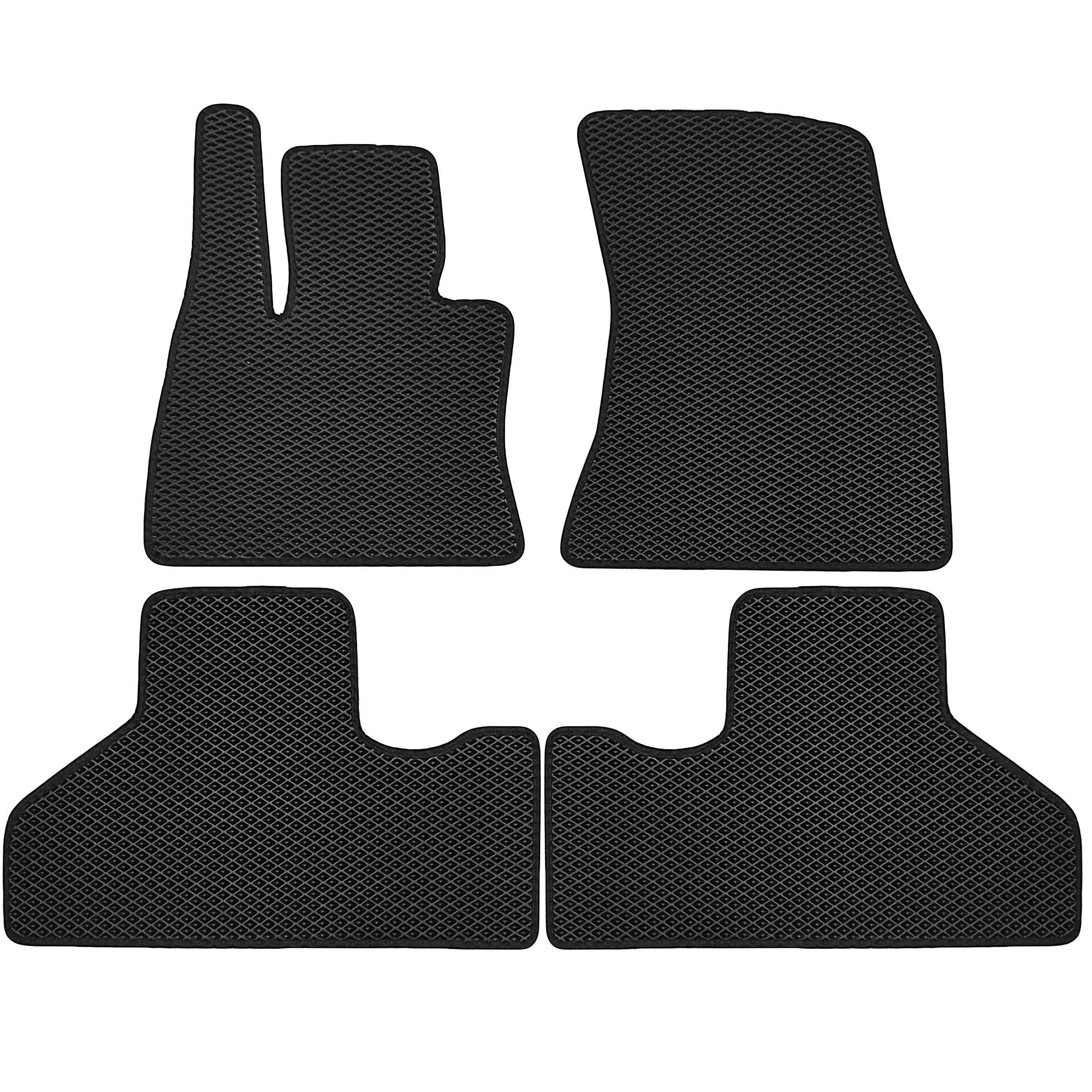 Коврики в салон для BMW X6 F16 '15- EVA-полимерные Kinetic Черный