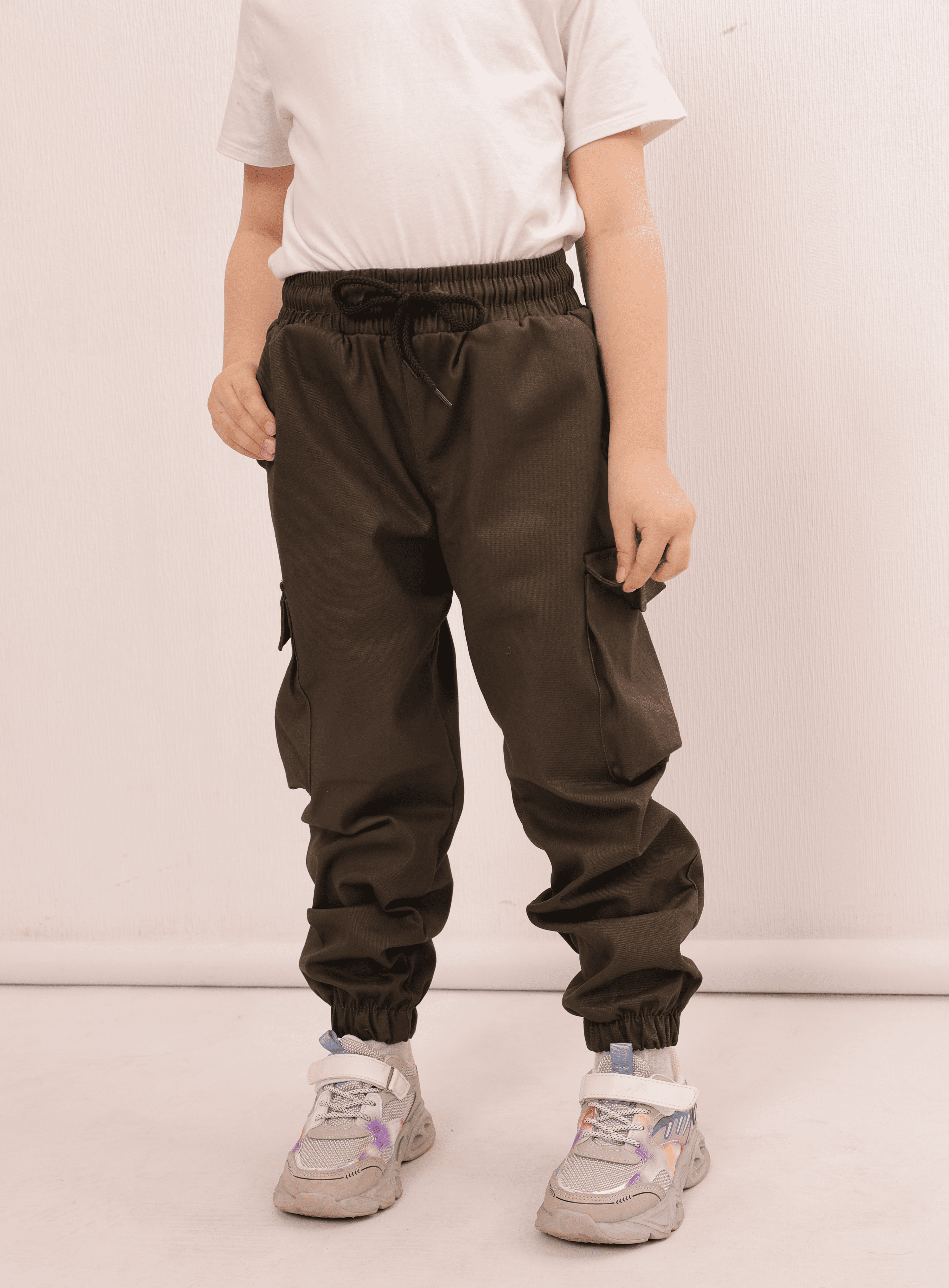 Штаны-джогеры детские на девочку демисезонные летние хлопковые р. 122 Хаки (джхакі-122д) - фото 6 Штаны-джогеры детские на девочку демисезонные летние хлопковые р. 122 Хаки (джхакі-122д) - фото 6