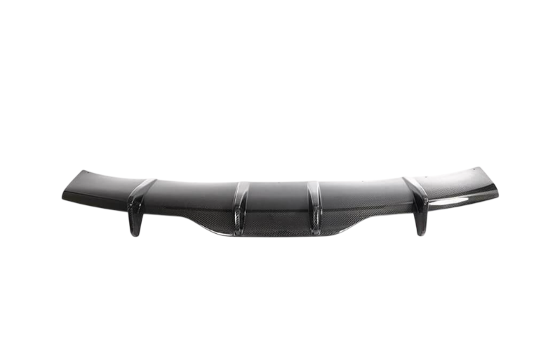 Диффузор заднего бампера DDCarbon для Plaid 2021-2024 для Tesla Model S 2016- натуральный карбон (138414)