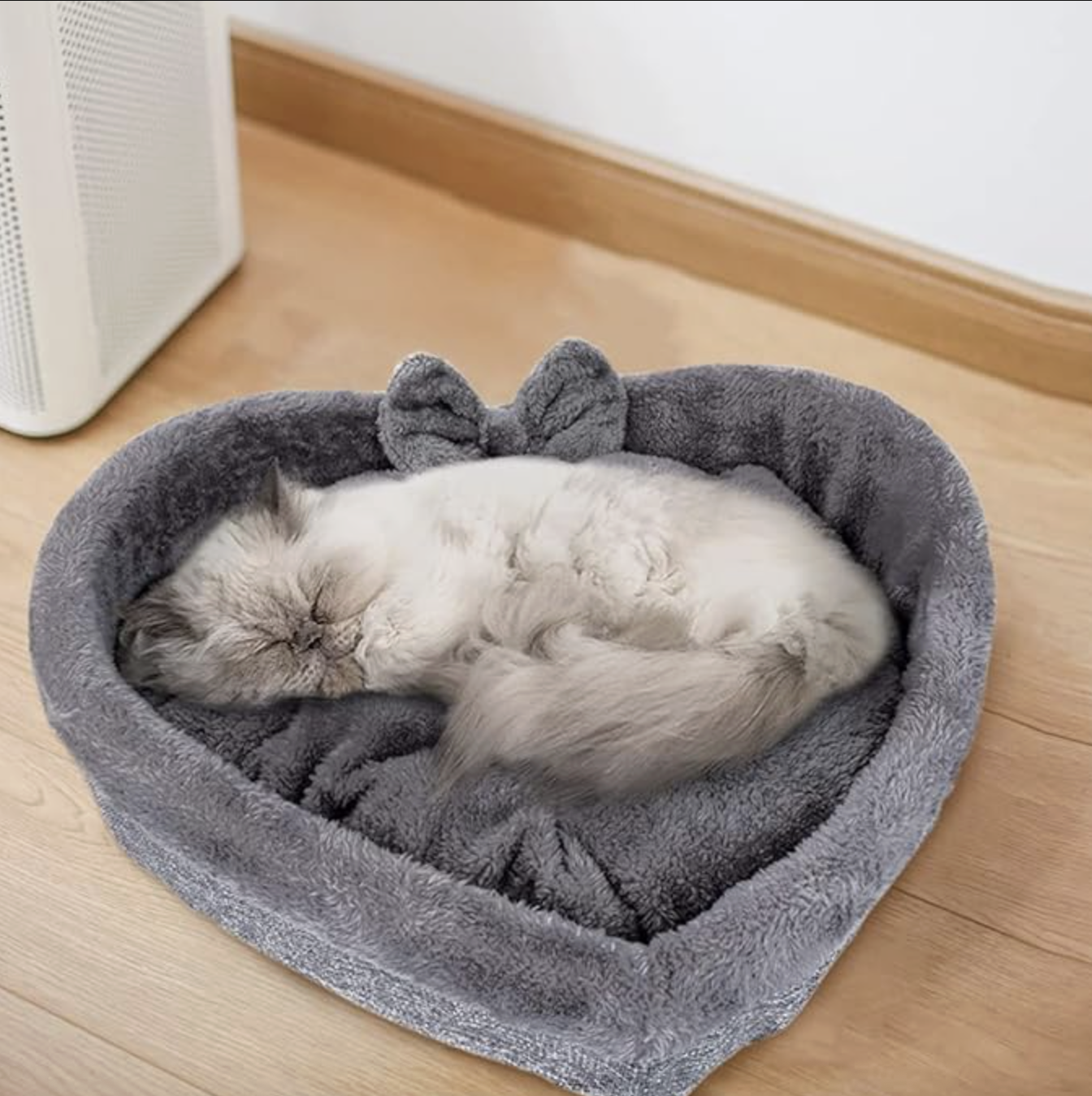 Лежак у формі серця з плюшевою подушкою - фото 5 Лежак у формі серця з плюшевою подушкою - фото 5