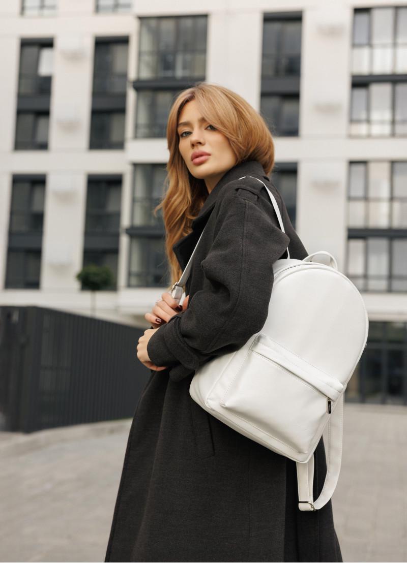 Рюкзак жіночий Sambag Brix Classic 35х25х12 см Білий (14511008)