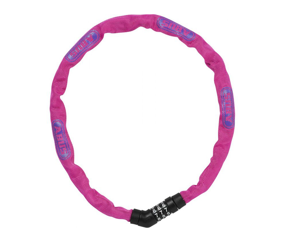 Велозамок ABUS 4804C/75 Steel-O-Chain Pink - фото 1