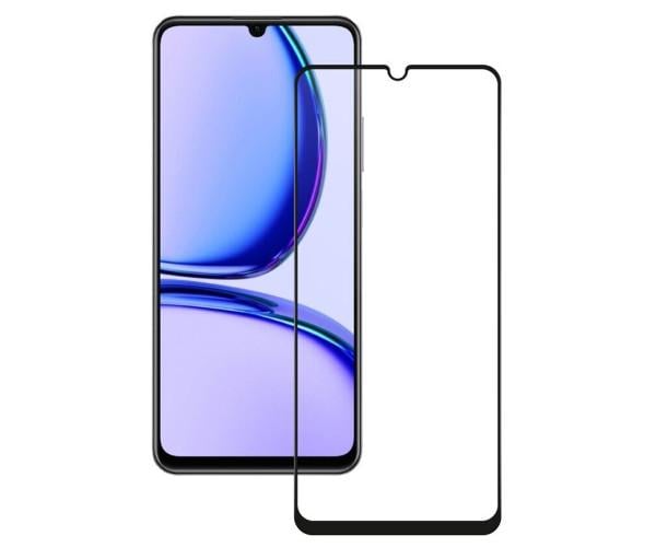 Закаленное защитное стекло Full Screen Tempered Glass для Realme C53, Black