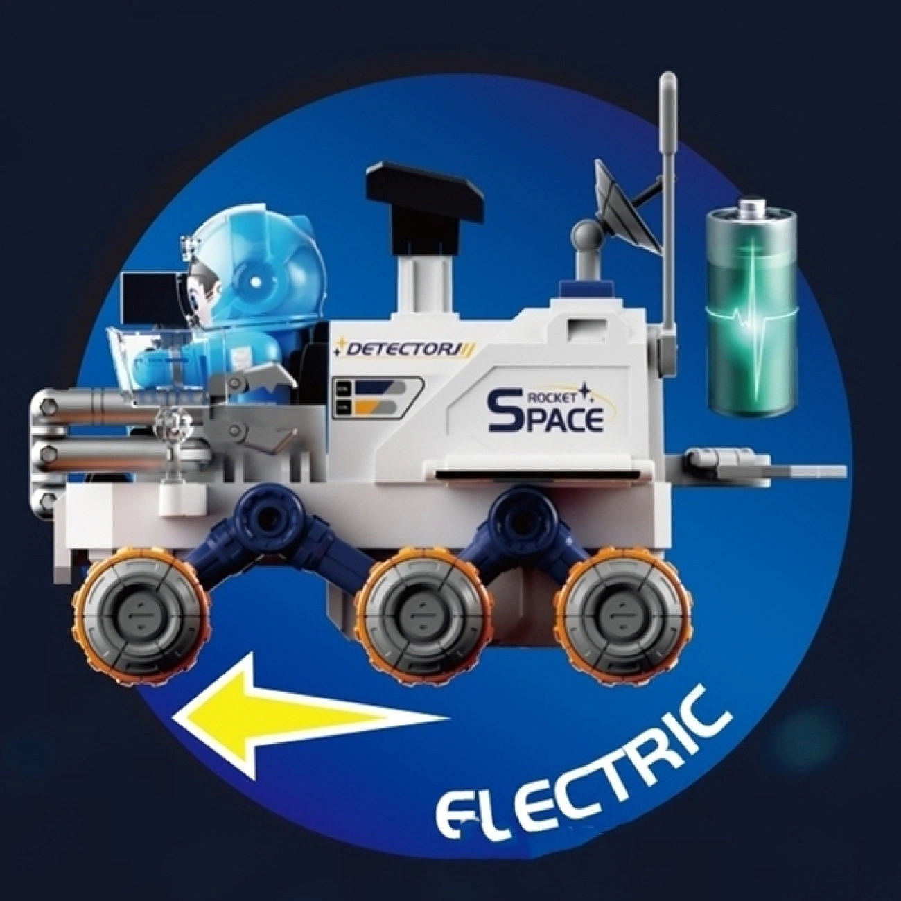 Машинка на солнечных батареях с подвижными элементами/звуками и фигуркой (29235517) - фото 5 Машинка на солнечных батареях с подвижными элементами/звуками и фигуркой (29235517) - фото 5