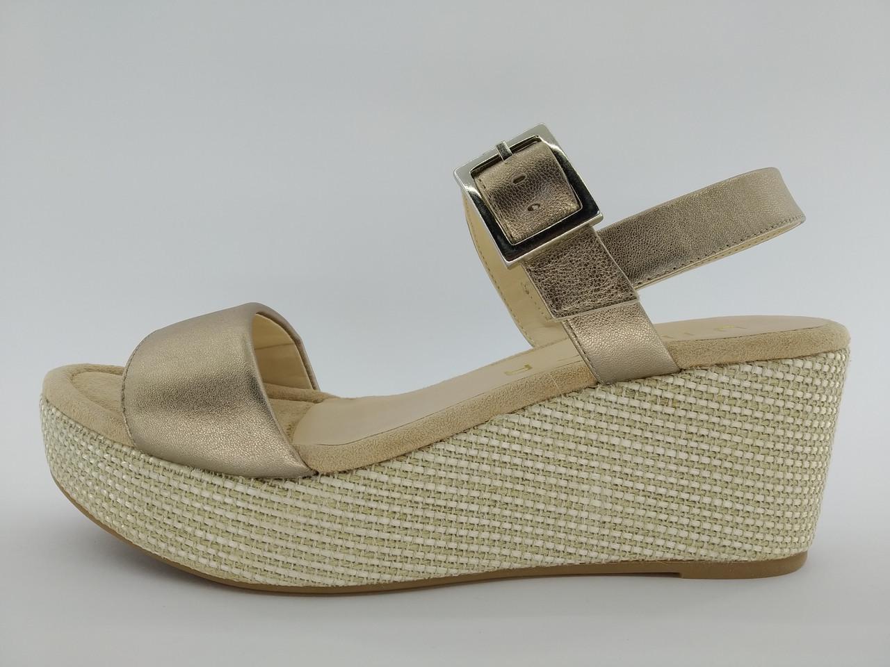 Босоножки женские кожаные на танкетке Unisa р. 39 25 см Коричневый (984399617) Босоножки женские кожаные на танкетке Unisa р. 39 25 см Коричневый (984399617)