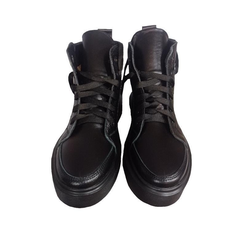 Ботинки женские кожаные Ailinda р. 39 Черный (901-2М) - фото 7