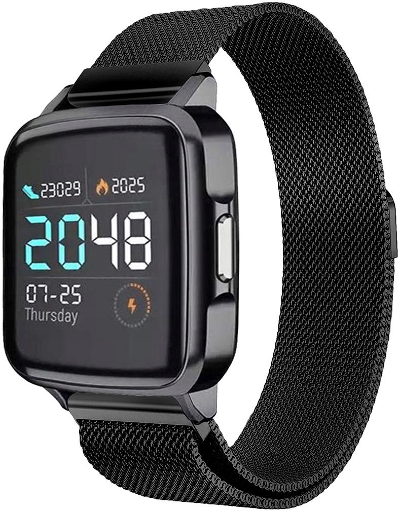 Ремешок Миланская петля Milano Haylou Smart Watch 2 LS02 Black (19147)