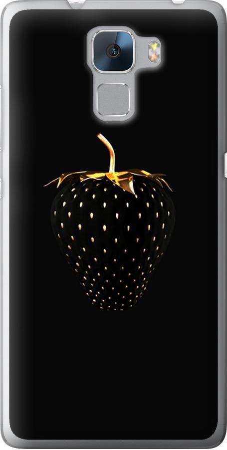 Чехол на Huawei Honor 7 Черная клубника (3585u-138-42517)