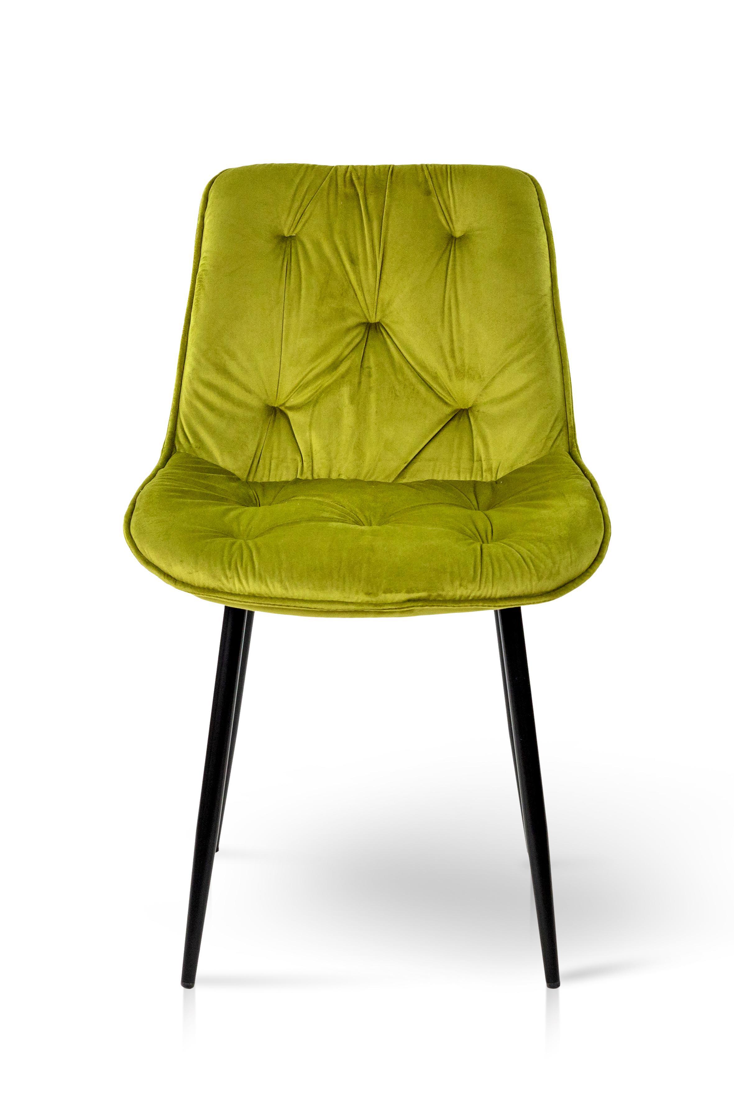 Стілець для кухні та вітальні ГРЕЙС Прадо 490х890х500 мм Чорний/Олива (GAА0056695) - фото 4 Стілець для кухні та вітальні ГРЕЙС Прадо 490х890х500 мм Чорний/Олива (GAА0056695) - фото 4