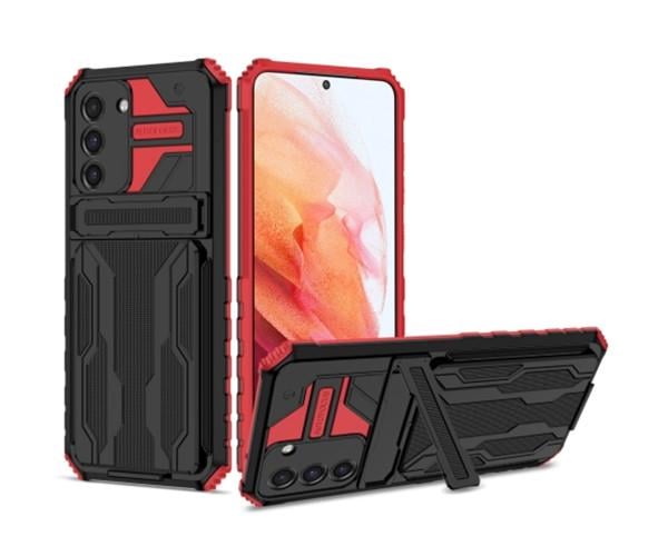 Чехол-накладка Armor Case with Card Slot для Samsung Galaxy S21 FE Красный