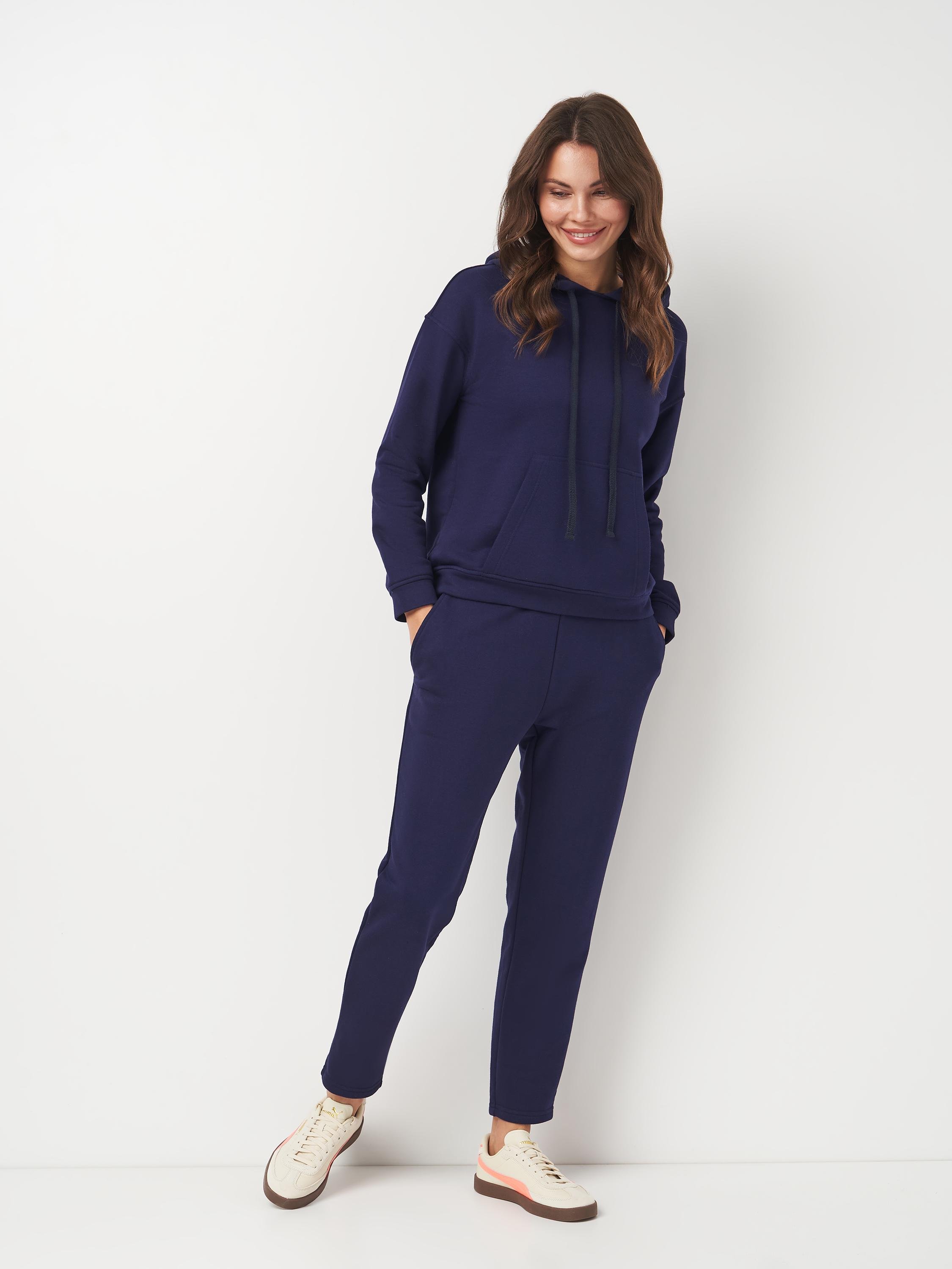 Худи женское ROZA 240432 L Темно-синий (4824005708572) - фото 2