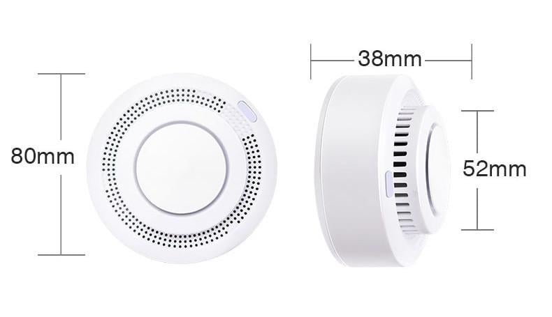 Розумний датчик диму з Wi-Fi та сигналізацією (000774) - фото 4 Розумний датчик диму з Wi-Fi та сигналізацією (000774) - фото 4