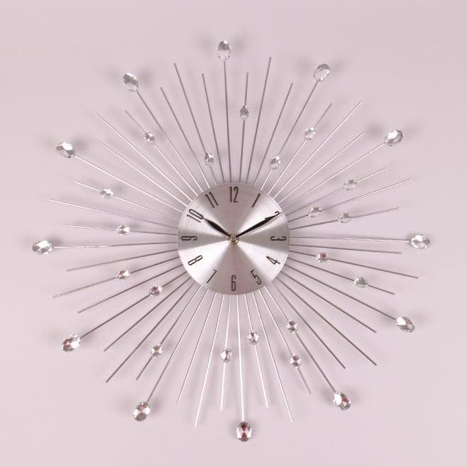 Часы металлические с стразами Flora D-50 см (38196)